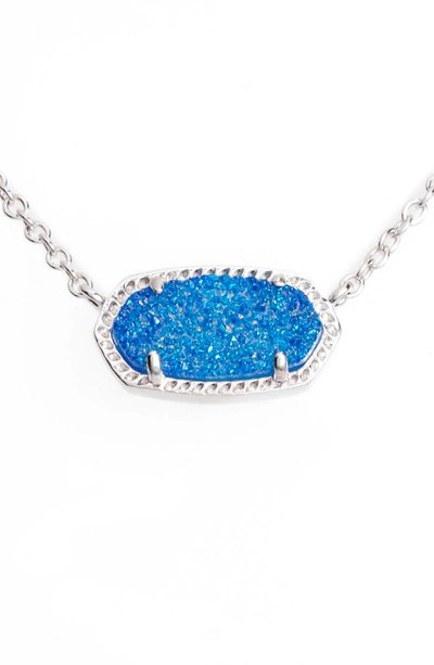 Kendra Scott Elisa Drusy Necklace, 15 In Cobalt Drusy