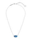 Kendra Scott Elisa Pendant Necklace In Teal Drusy/ Gold