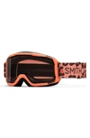 Smith Daredevil Snow Goggles In Coral Cheetah Print / Rc36