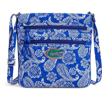 Vera Bradley Royal Florida Gators Iconic Triple-zip Bandana Hipster Crossbody Purse