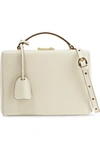 Mark Cross Grace Small Leather Shoulder Bag In Ivory