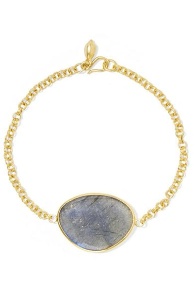 Pippa Small 18-karat Gold Labradorite Bracelet