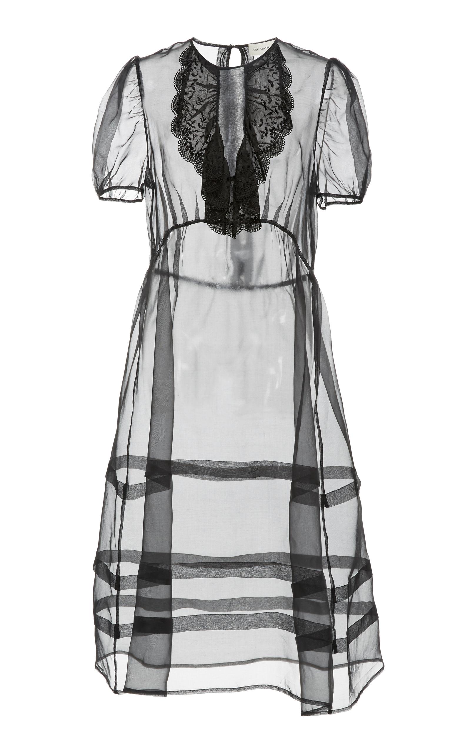 lee mathews black dress