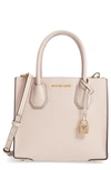 Michael Michael Kors Mercer Leather Crossbody Bag - Pink In Soft Pink