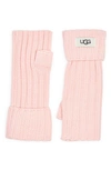 Ugg Knit Boucle Armwarmer In Light Pink