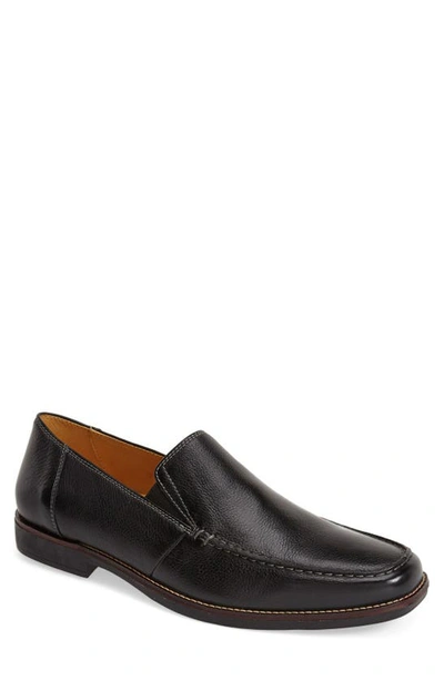 Sandro Moscoloni 'easy' Leather Venetian Loafer In Black