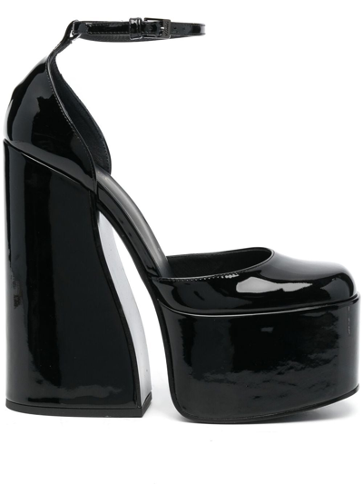 Le Silla Nikki Platform Pumps In Schwarz