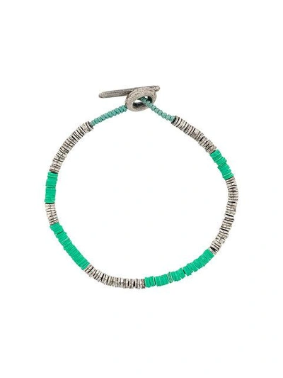 M Cohen Beaded Bracelet In Green