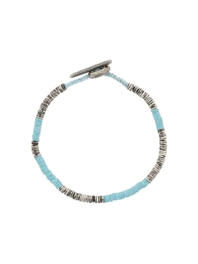 M Cohen Beaded Bracelet In Blue