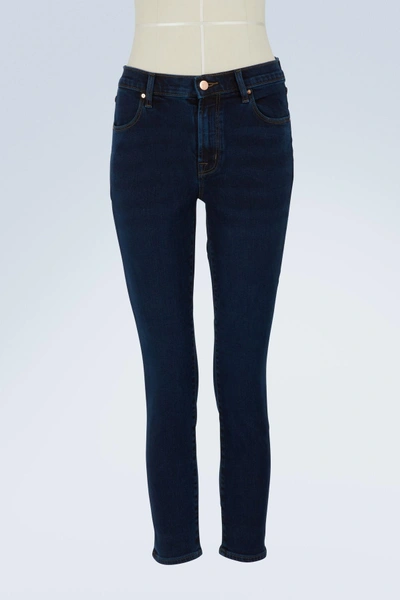 J Brand Alana High-waisted Jeans In Throne