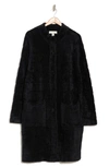 By Design Colette Faux Fur Coat In Black