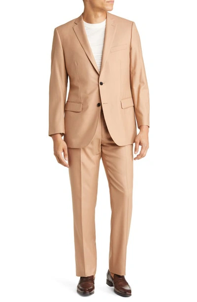 Indochino Harrogate Solid Wool & Cashmere Suit In Camel