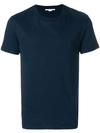 Stella Mccartney T-shirt With Logo Print In Navy|blu