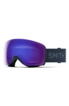 Smith Skyline Xl 165mm Chromapop™ Snow Goggles In French Navy / Chromapop Violet