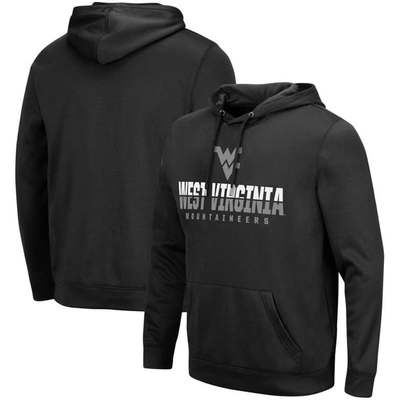 Colosseum Black West Virginia Mountaineers Lantern Pullover Hoodie