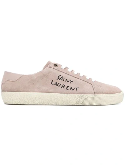 Saint Laurent Court Classic Sl-06 Ancient Rose Sneakers In Rose Antique