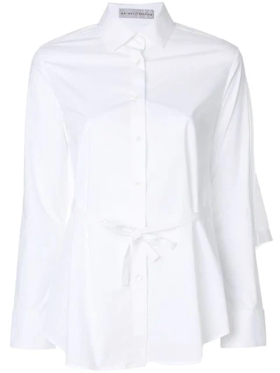 Palmer Harding Classic Collar Blouse In White