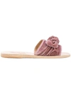 Ancient Greek Sandals Tayget Bow Sandals In Pink