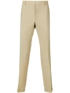 Prada Straight Cuffed Tailored Trousers
