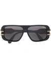 Cazal Oversized Aviator Sunglasses In Black