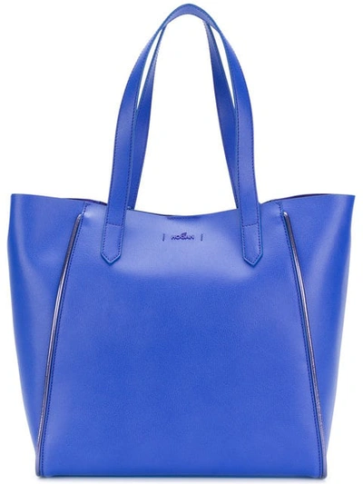 Hogan Iconic Shopping Tote In Blue