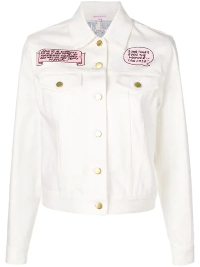 Olympia Le-tan The One That Got Away Jacket In White