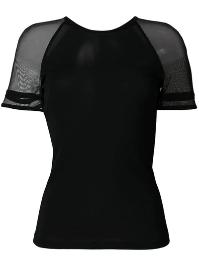Versace Mesh Sleeve T-shirt