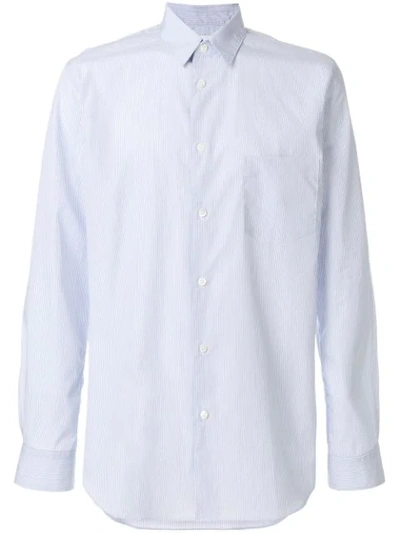 Comme Des Garçons Shirt Classic Striped Shirt - Blue