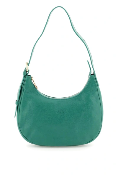 Il Bisonte Belcanto Small Zip Shoulder Bag In Green