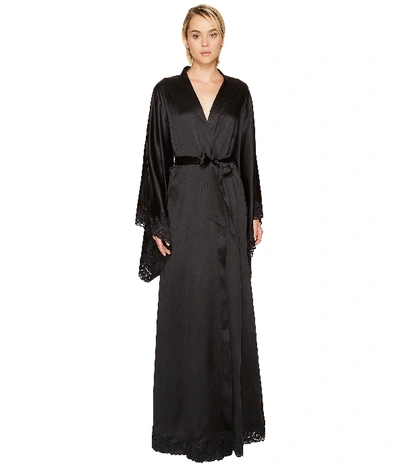 La Perla Azalea Long Kimono In Black | ModeSens
