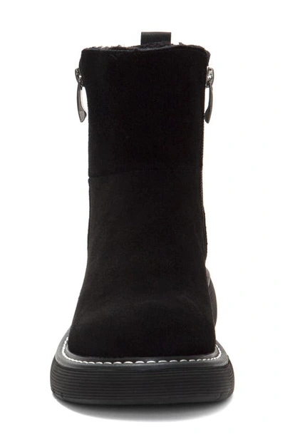 Religious Comfort Nottingham Waterproof Faux Fur Lined Bootie In Black