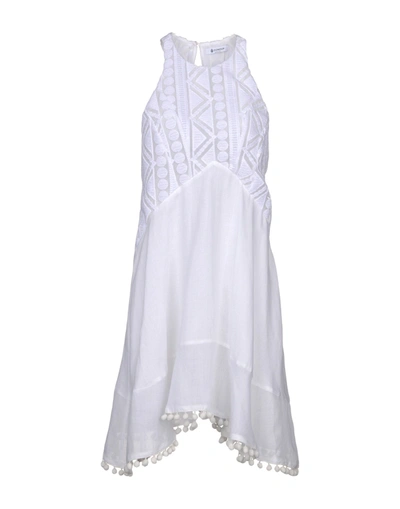 Dondup Short Dresses In White