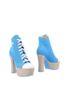 Moschino Ankle Boot In Azure