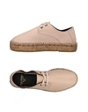 Royal Republiq Laced Shoes In Light Pink