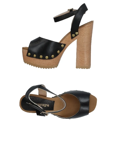 Aldo Castagna Sandals In Black