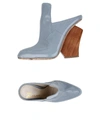 John Galliano Sandals In Pastel Blue