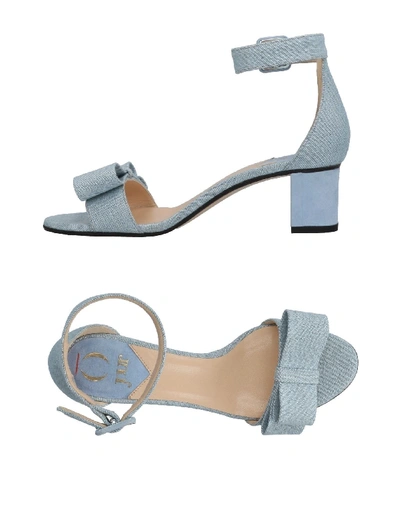 O Jour Sandals In Blue