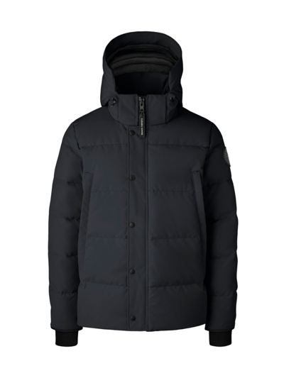 Canada Goose Wyndham Parka Black Label In Navy