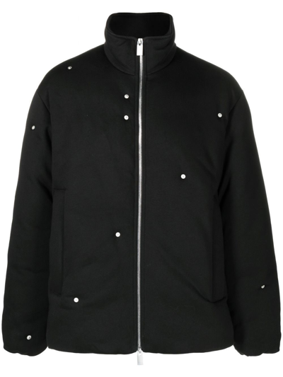 Alyx Constellation Puffer Jacket Black Cotton Puffer Jacket With Metal Hardware - Constellation Puffer Ja