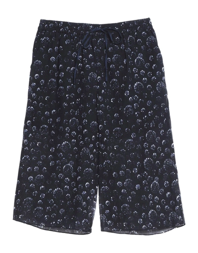 Tibi Cropped Pants & Culottes In Dark Blue