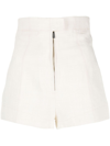 Jacquemus Le Short Santon Linen Blend Shorts In White