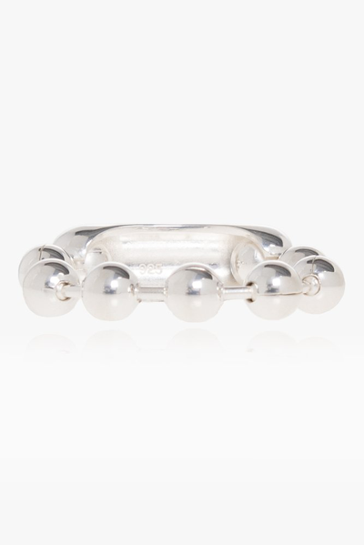 Ambush Ball-chain Silver Ring In Silber