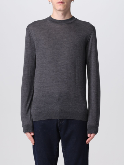 Woolrich Long Sleeved Crewneck Sweater In Grey
