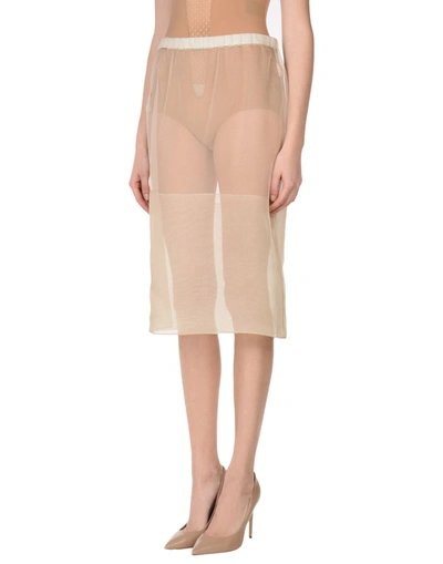 Marni 3/4 Length Skirts In Beige