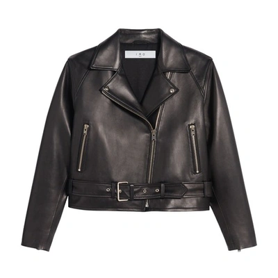 Iro Swata Leather Jacket In Black