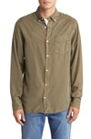 Nn07 Levon Slim Fit Button-down Shirt In Dark Clay