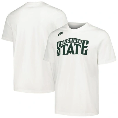 Nike White Michigan State Spartans Basketball Retro 2-hit T-shirt