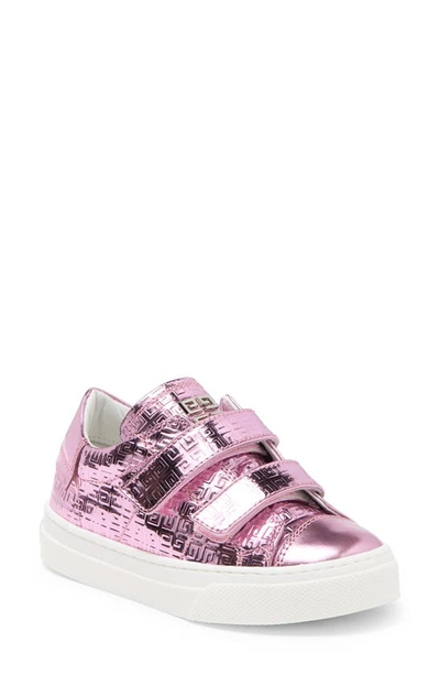 Givenchy Kids' Metallic Sneaker In Pink Washed