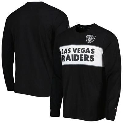 Tommy Hilfiger Black Las Vegas Raiders Peter Team Long Sleeve T-shirt