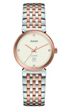 Rado Florence Classic Bracelet Watch, 30mm In Silver/ Rose Gold